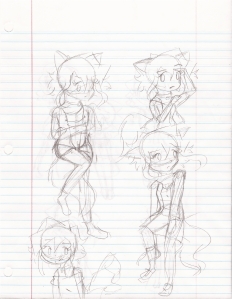 Lyall Townhell sketches